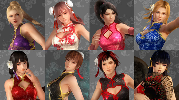 Игра DOA5LR Alluring Mandarin Dress Set, скриншот