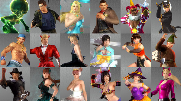 Игра DOA5LR Halloween Costumes 2017 Full Set, скриншот
