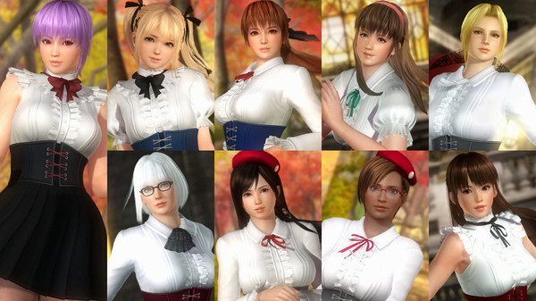 Игра DOA5LR High Society Costume Set, скриншот