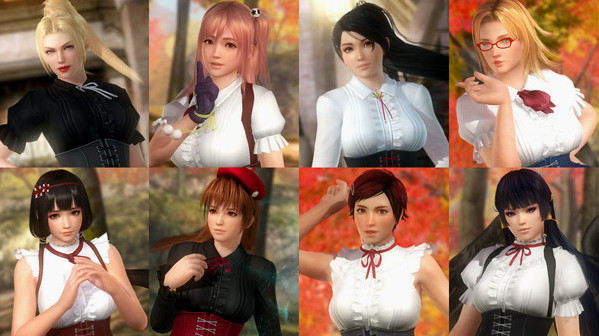 Игра DOA5LR High Society Costume Set, скриншот