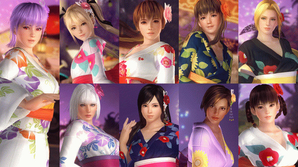 Игра DOA5LR Summer Festival Costume Set, скриншот