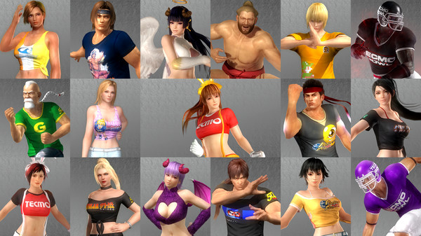 Игра DOA5LR TECMO 50th Anniversary Costume Set, скриншот