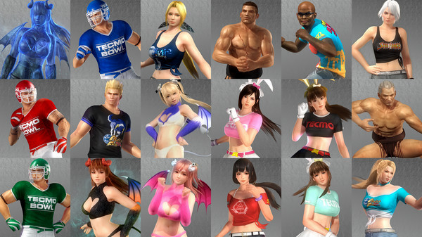 Игра DOA5LR TECMO 50th Anniversary Costume Set, скриншот