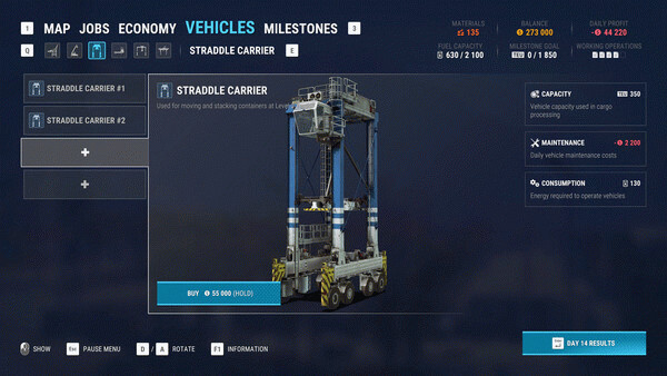 Игра Docked, скриншот