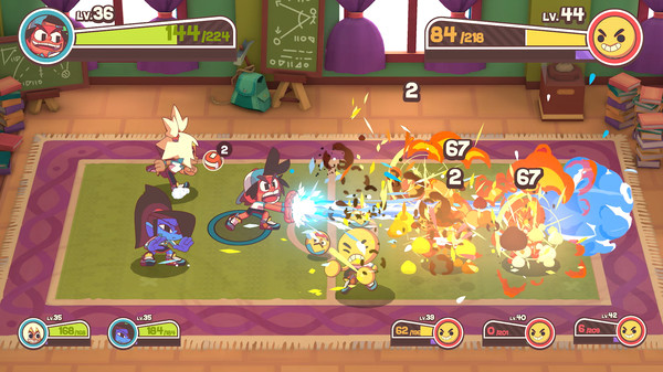 Игра Dodgeball Academia, скриншот