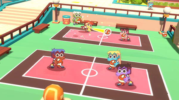 Игра Dodgeball Academia, скриншот