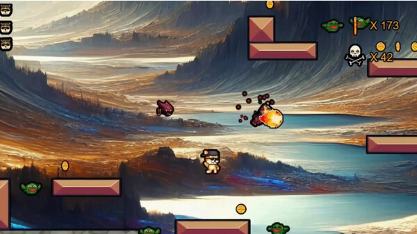 Игра Doge Head Attack, скриншот