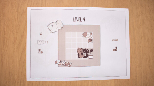 Игра Dogs Organized Neatly - Paper Edition, скриншот