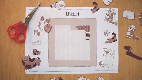 Игра Dogs Organized Neatly - Paper Edition, скриншот