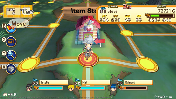 Игра Dokapon Kingdom: Connect, скриншот