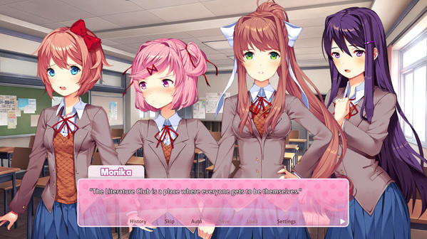 Игра Doki Doki Literature Club Plus!, скриншот