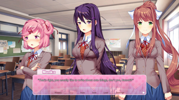 Игра Doki Doki Literature Club Plus!, скриншот