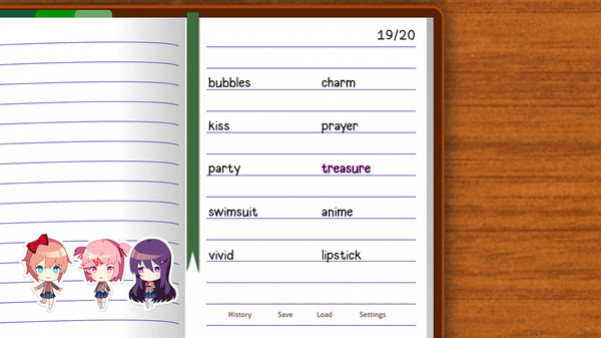 Игра Doki Doki Literature Club Plus!, скриншот
