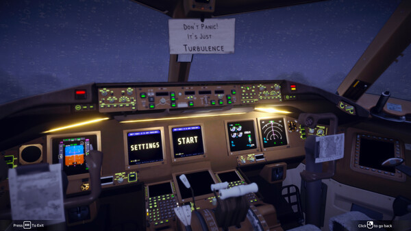 Игра Don't Panic! It is Just Turbulence, скриншот