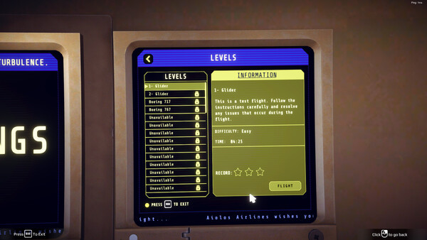 Игра Don't Panic! It is Just Turbulence, скриншот