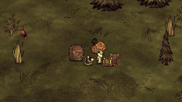 Игра Don't Starve Together: Hallowed Nights Belongings Chest, скриншот