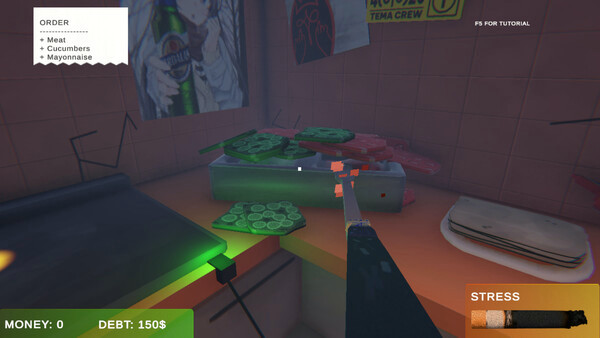 Игра Doner Madness, скриншот