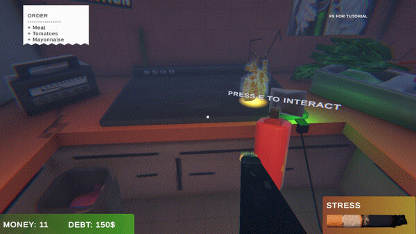 Игра Doner Madness, скриншот