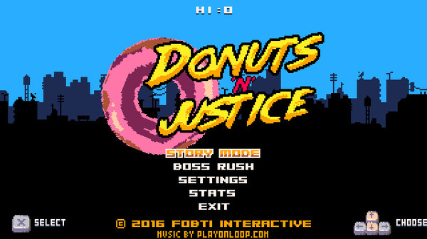 Игра Donuts'n'Justice, скриншот