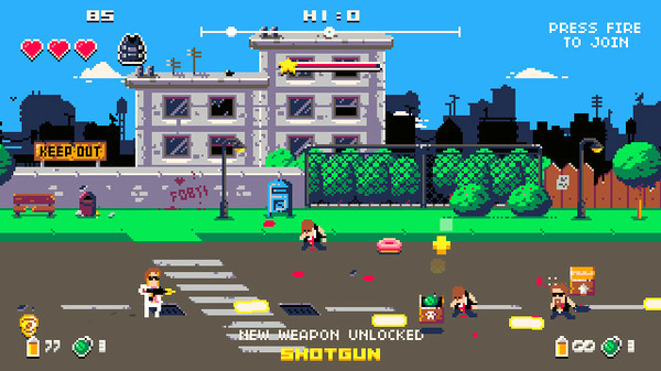 Игра Donuts'n'Justice, скриншот