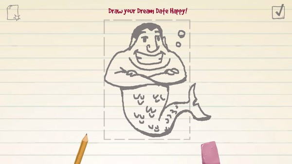 Игра Doodle Date, скриншот