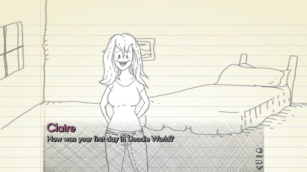 Игра Doodle Date, скриншот