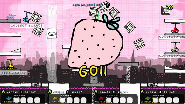 Игра Doodle Derby, скриншот