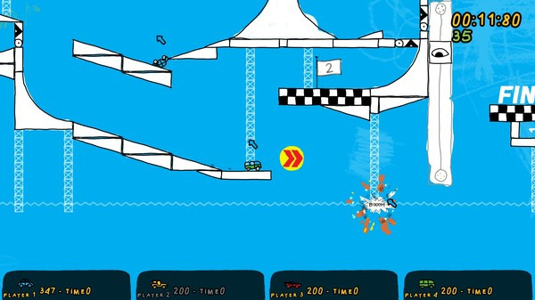 Игра Doodle Derby, скриншот