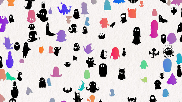 Игра Doodle Harmony Ghosts, скриншот