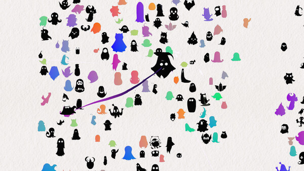 Игра Doodle Harmony Ghosts, скриншот