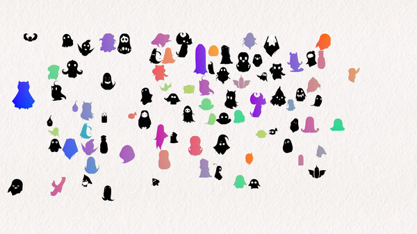 Игра Doodle Harmony Ghosts, скриншот