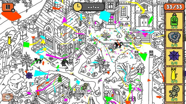 Игра Doodle Hunt: Halloween Rush, скриншот