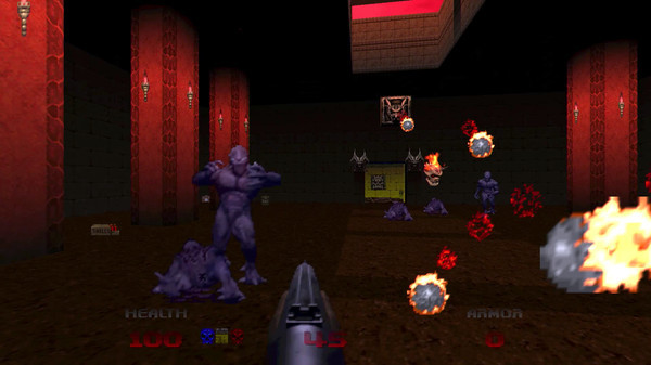 Игра DOOM 64, скриншот