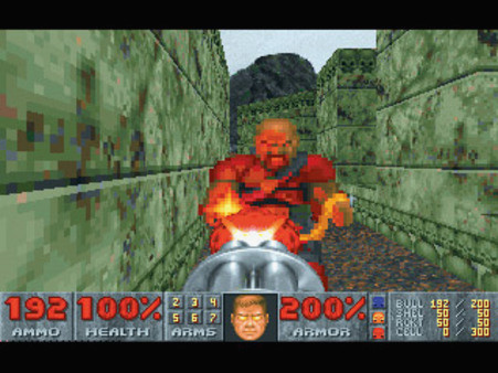 Игра DOOM II, скриншот