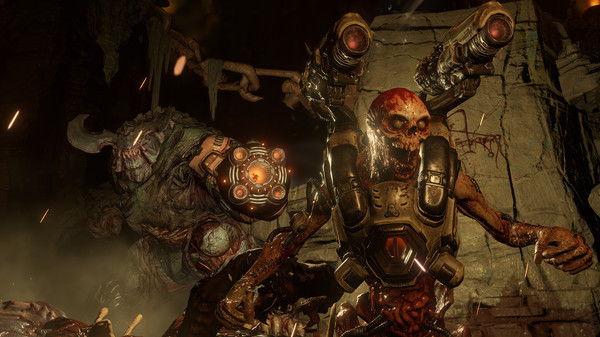 Игра DOOM, скриншот