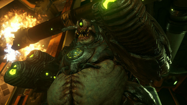 Игра DOOM, скриншот