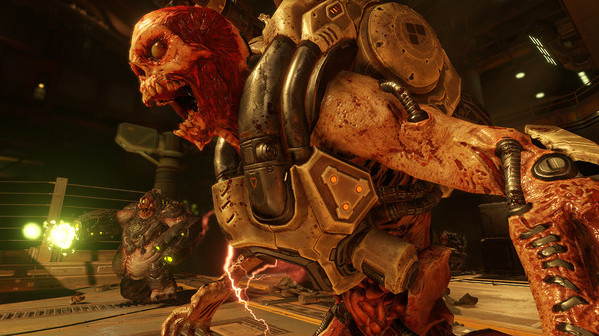Игра DOOM, скриншот