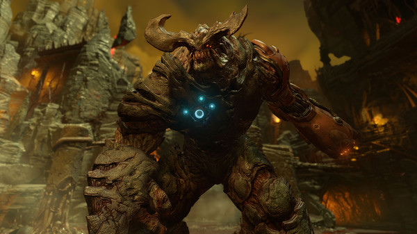 Игра DOOM, скриншот