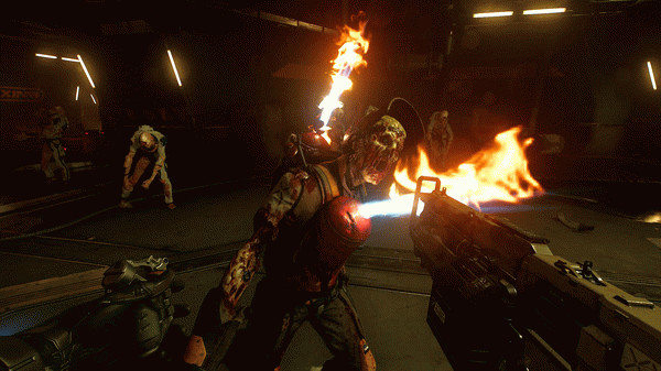 Игра DOOM VFR, скриншот