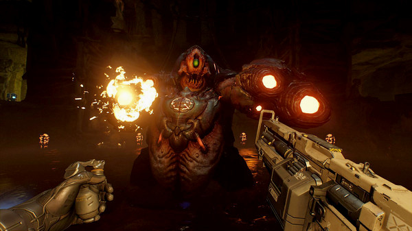 Игра DOOM VFR, скриншот