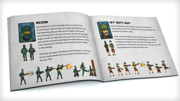 Игра Door Kickers: Action Squad Artbook, скриншот