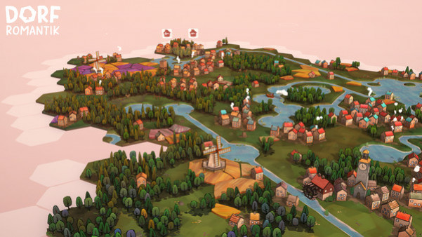 Игра Dorfromantik, скриншот