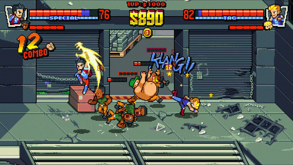 Игра Double Dragon Gaiden: Rise Of The Dragons, скриншот