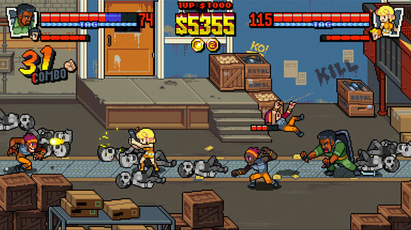 Игра Double Dragon Gaiden: Rise Of The Dragons, скриншот