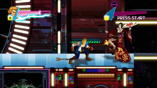 Игра Double Dragon: Neon, скриншот