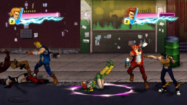 Игра Double Dragon: Neon, скриншот