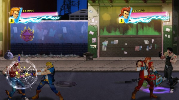 Игра Double Dragon: Neon, скриншот
