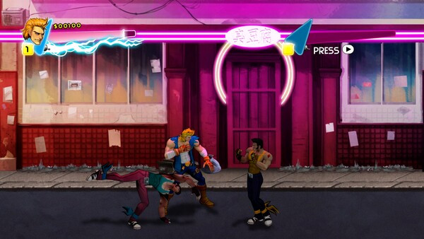 Игра Double Dragon: Neon, скриншот