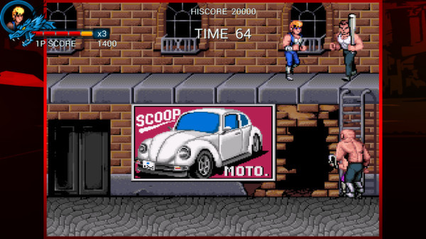 Игра Double Dragon Trilogy, скриншот