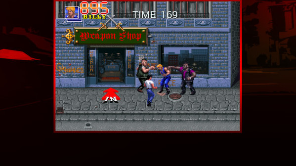 Игра Double Dragon Trilogy, скриншот